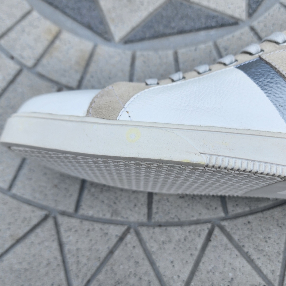 Blackstone SG41 White Leather Fur Lined Minimalist Sneakers 13 - Picture 7 of 10